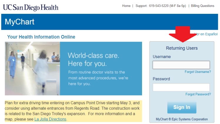 UCSD MyChart Student